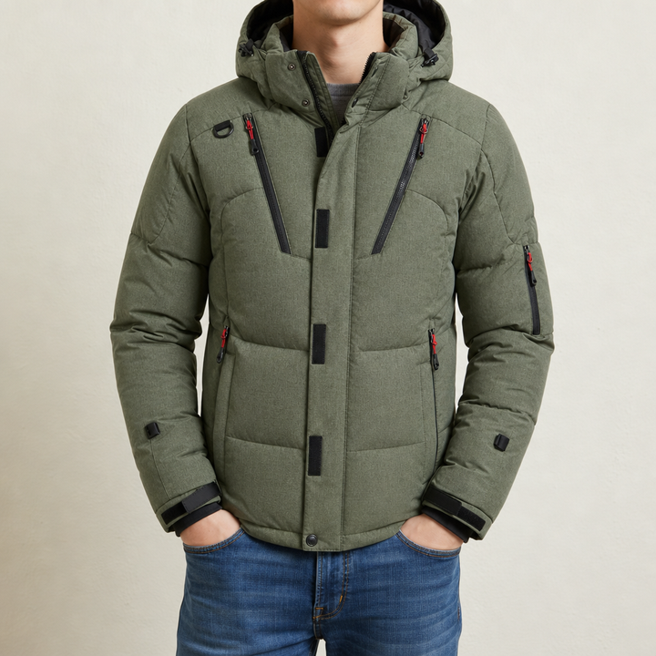 Men's Hooded Down Puffer Jacket