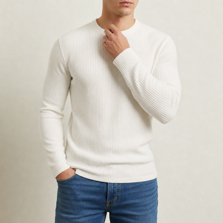 Men's Ribbed Knit Sweater