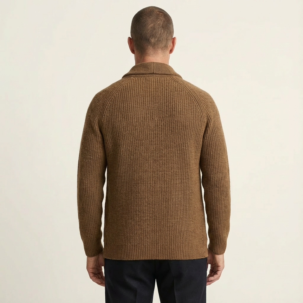 Men's Ribbed Wool Vest