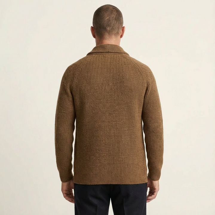 Men's Ribbed Wool Vest