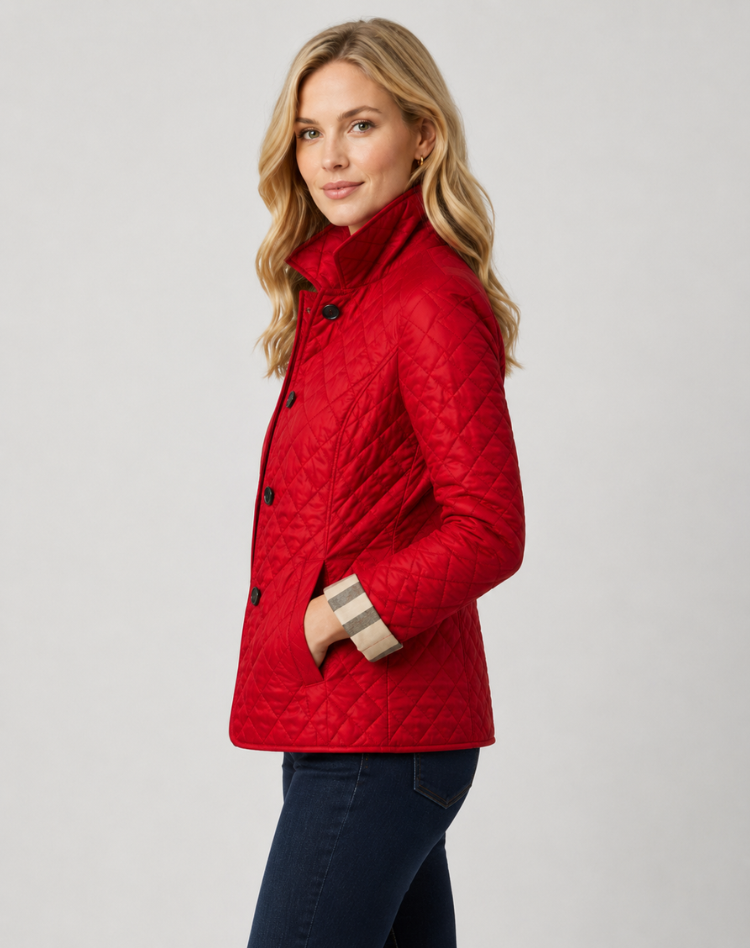 Women's Lightweight Quilted Jacket – Stylish Design for Transitional Weather