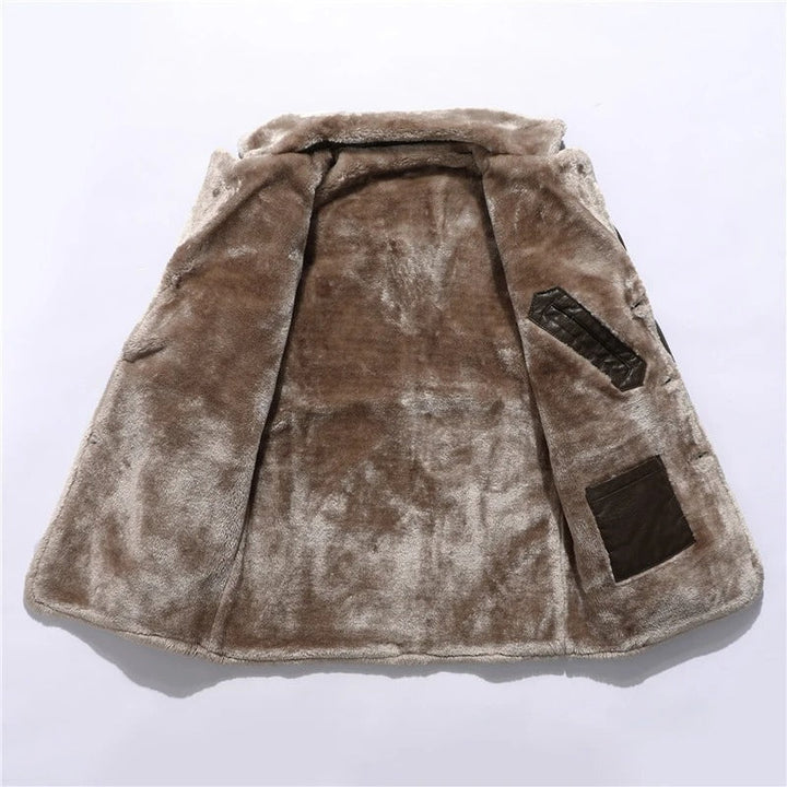 Men's winter jacket with Sherpa lining for ultimate warmth