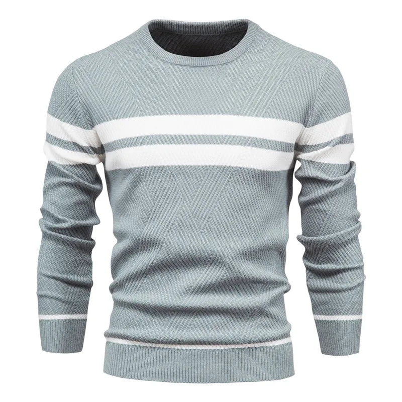 Men's coarse knit sweater