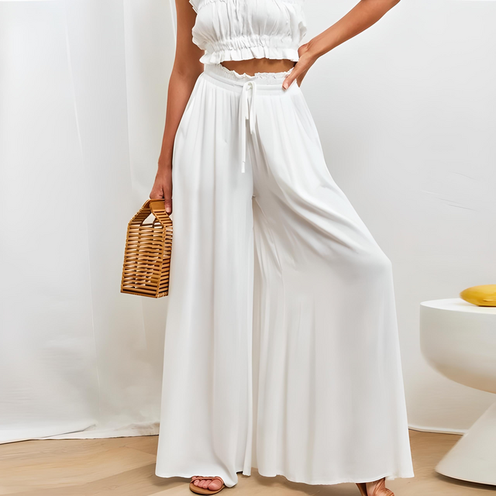 Women's Effortlessly Chic Classic Wide Leg Pants