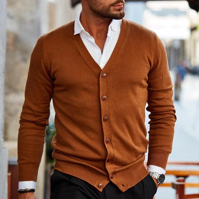 Men's Stylish Button-Up Vest for Effortless Layering