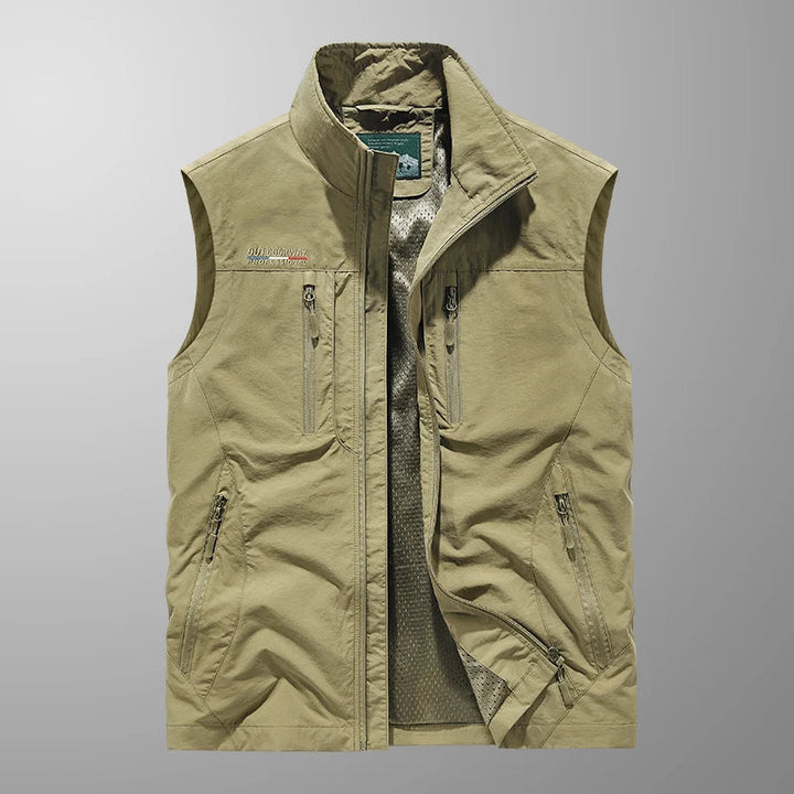 Men's Lightweight Multi-Pocket Vest for Comfort and Style