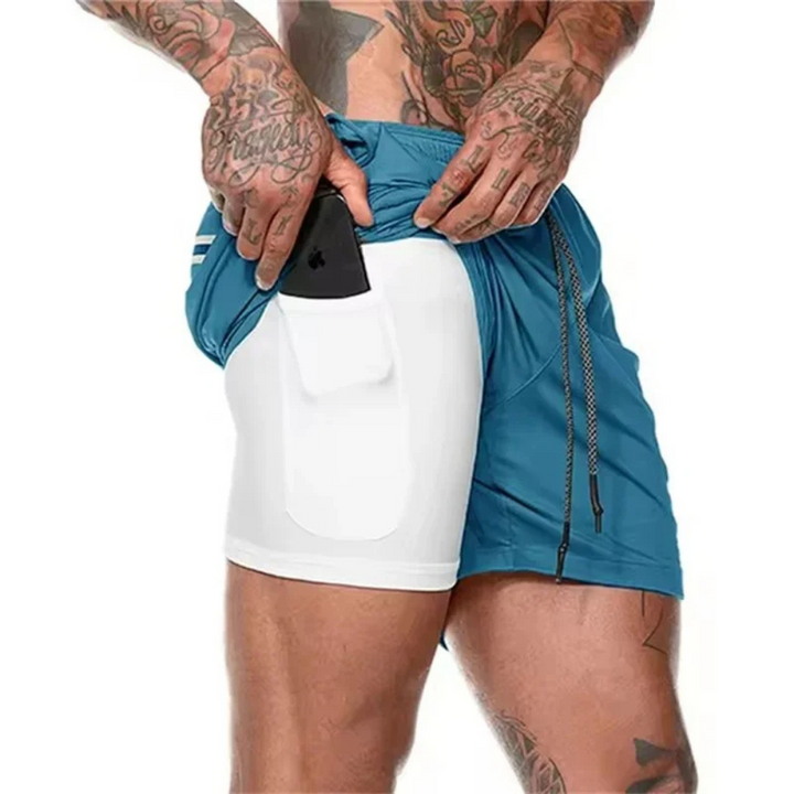 Men's 2-in-1 Sport Shorts – Designed for Performance and Comfort