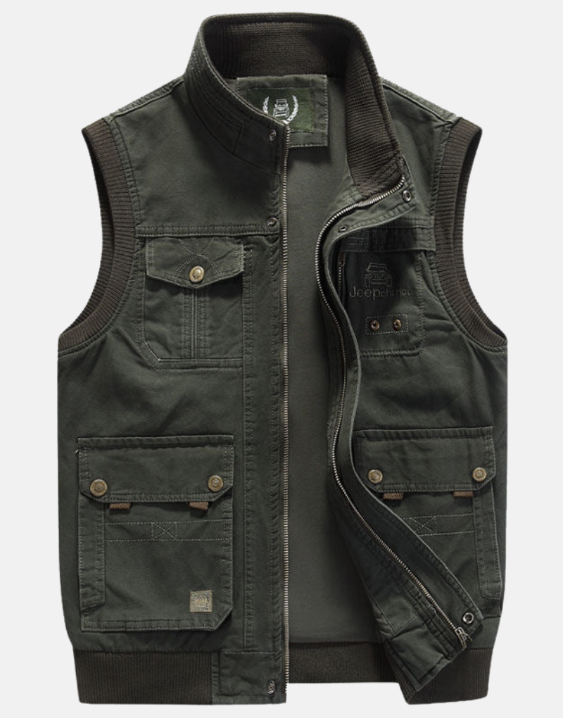 Men's Multi-Pocket Tactical Utility Vest