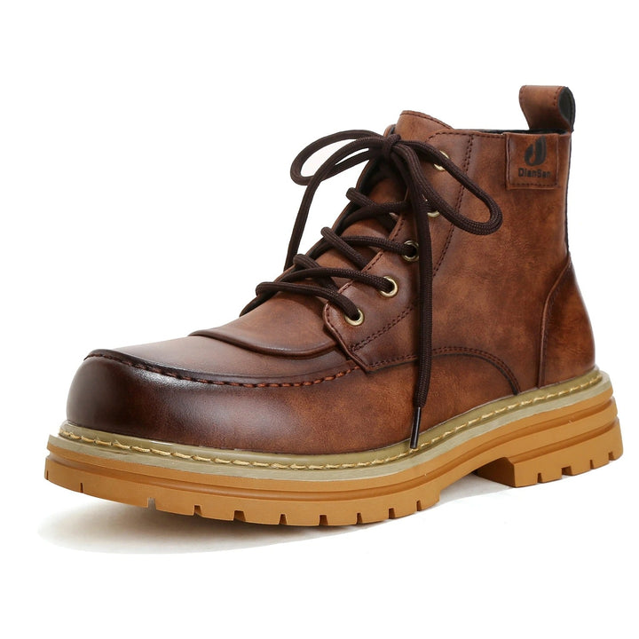Men's Robust Lace-Up Boots for Outdoor Adventures