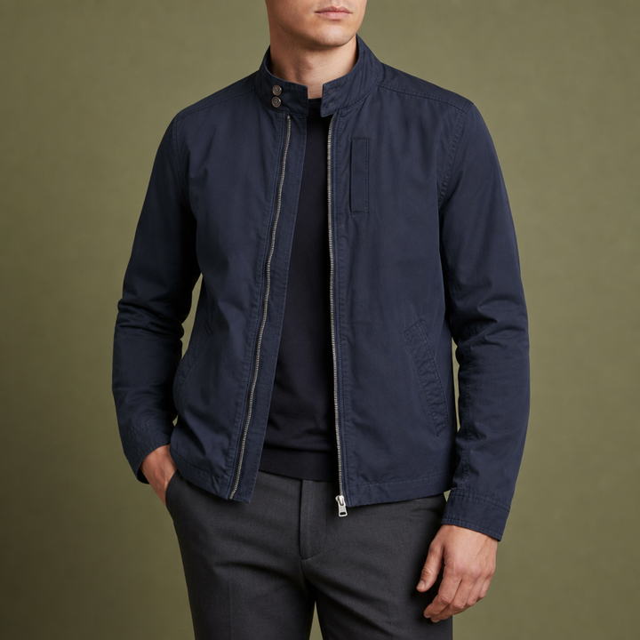 Men's Zip-Front Utility Jacket