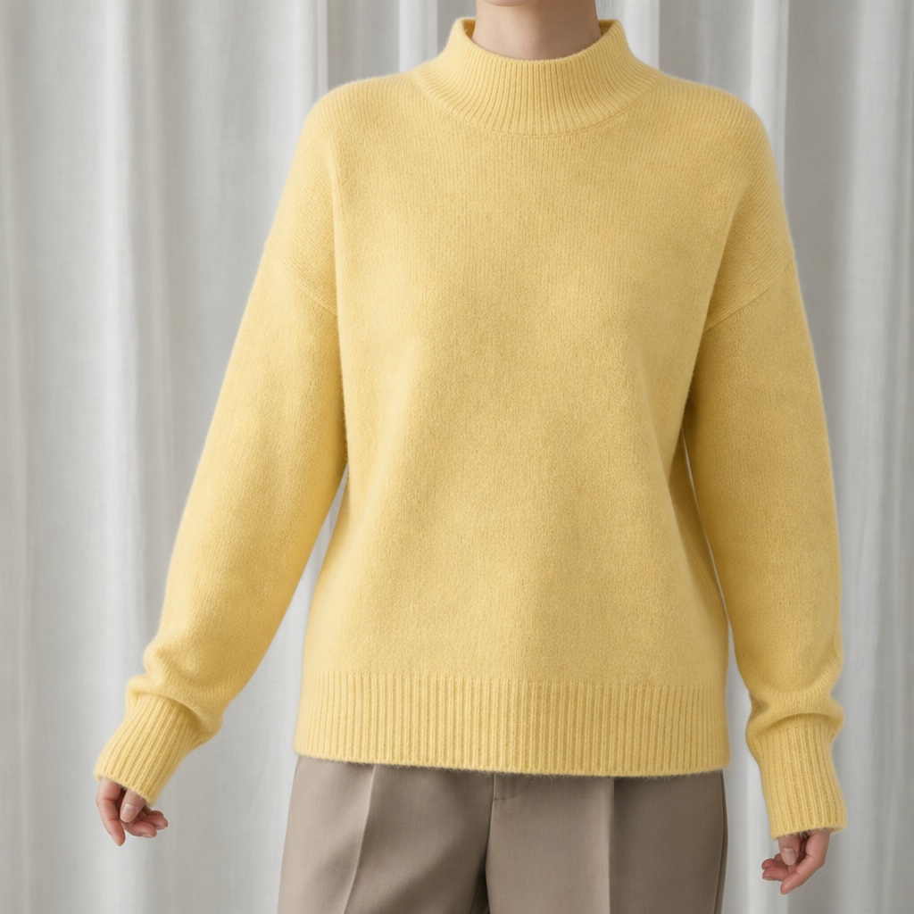 Women's Soft Mock Neck Sweater