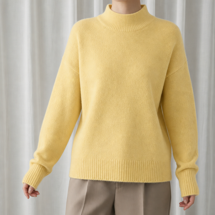 Women's Soft Mock Neck Sweater