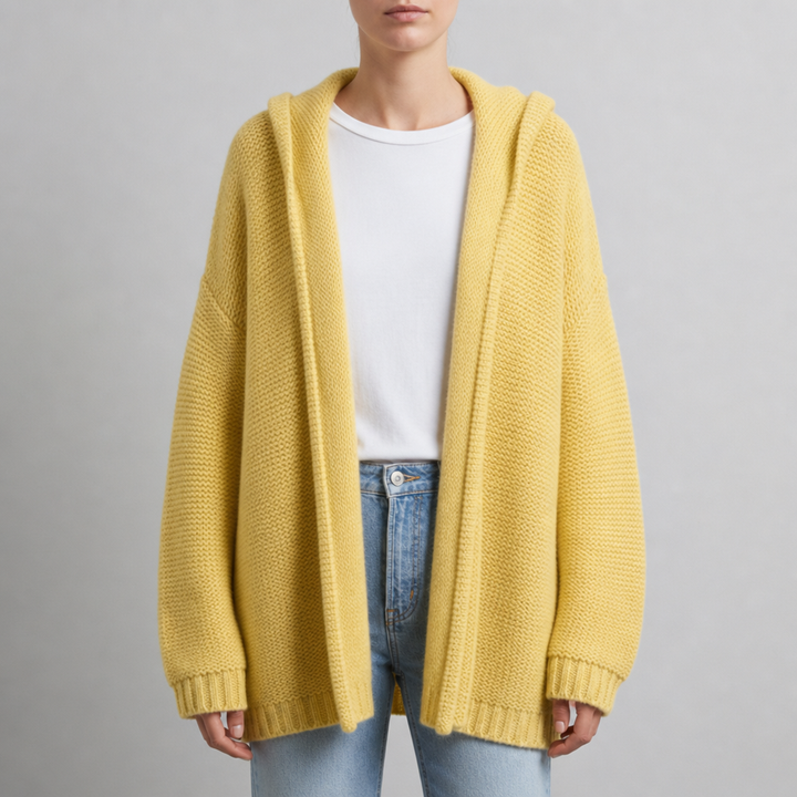 Women's Oversized Hooded Cardigan