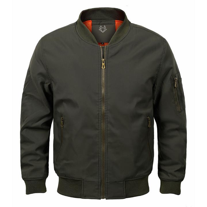 Men's Tactical Bomber Jacket for Outdoor and Casual Wear