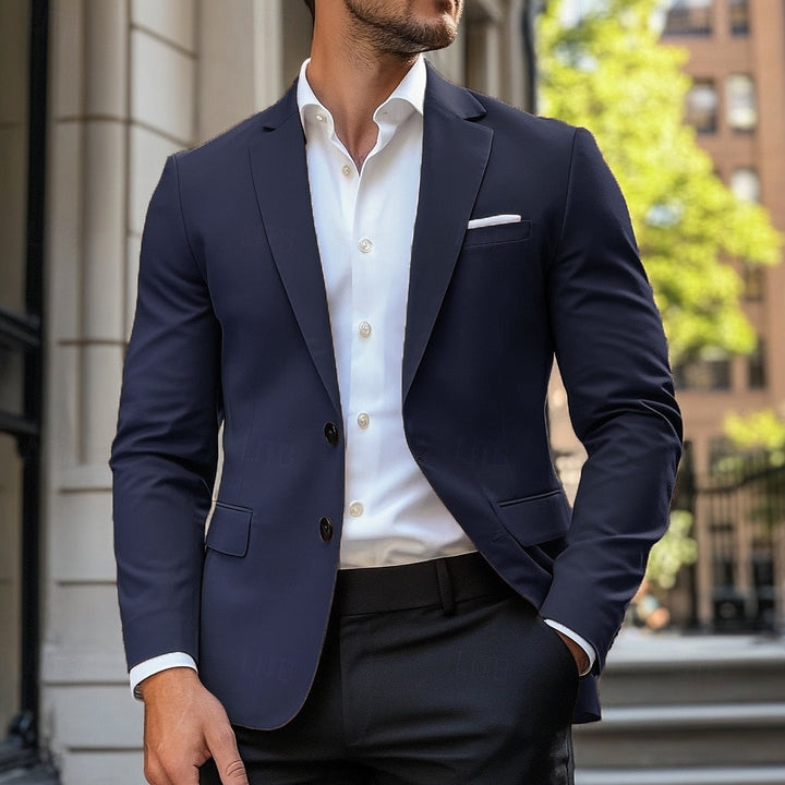 Men's Casual Standard Fit Single Breasted Blazer