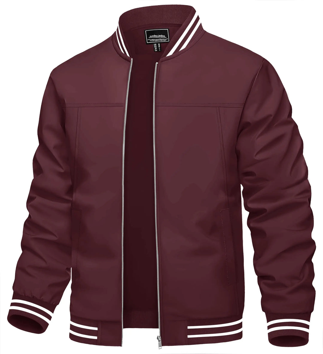 Men's Lightweight Full Zip Windbreaker Jacket