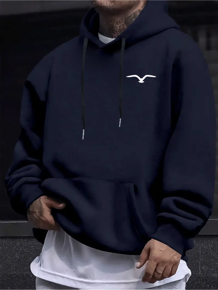 Men's Casual Cozy Long Sleeve Hooded Sweatshirt for Autumn Winter