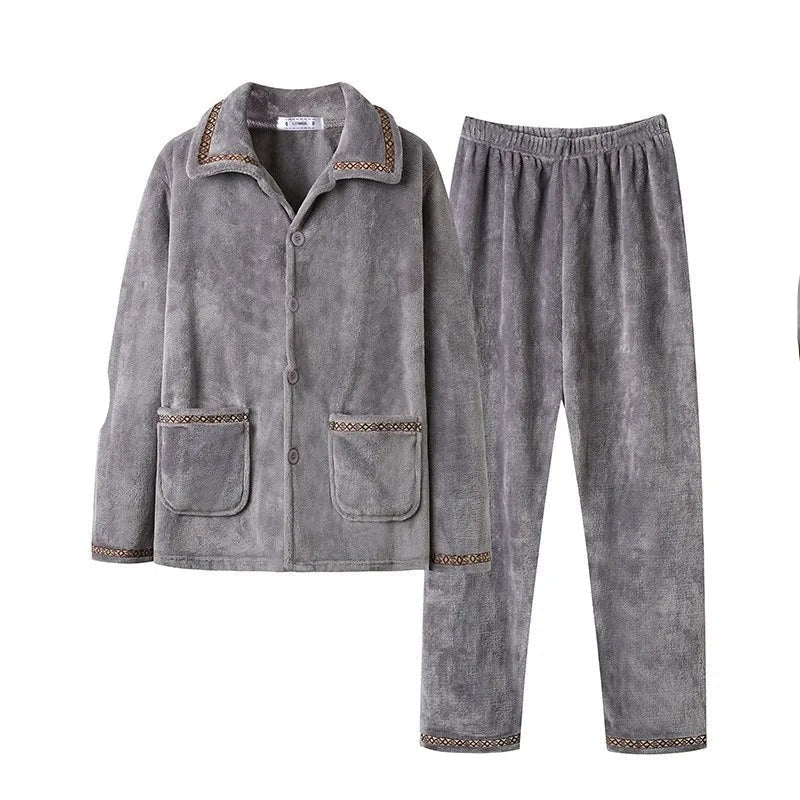 Men's Cozy Fluffy Winter Pyjamas for Ultimate Comfort