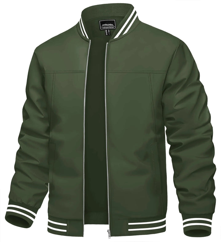 Men's Lightweight Full Zip Windbreaker Jacket