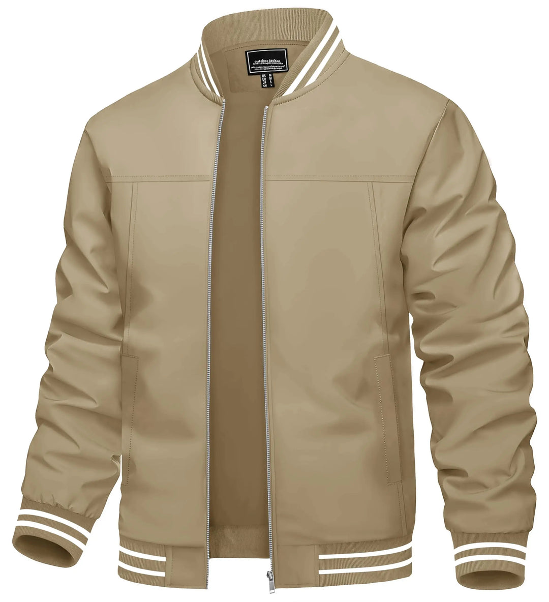 Men's Lightweight Full Zip Windbreaker Jacket