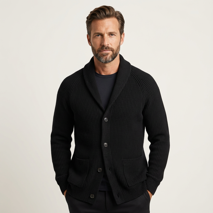 Men's Ribbed Wool Vest