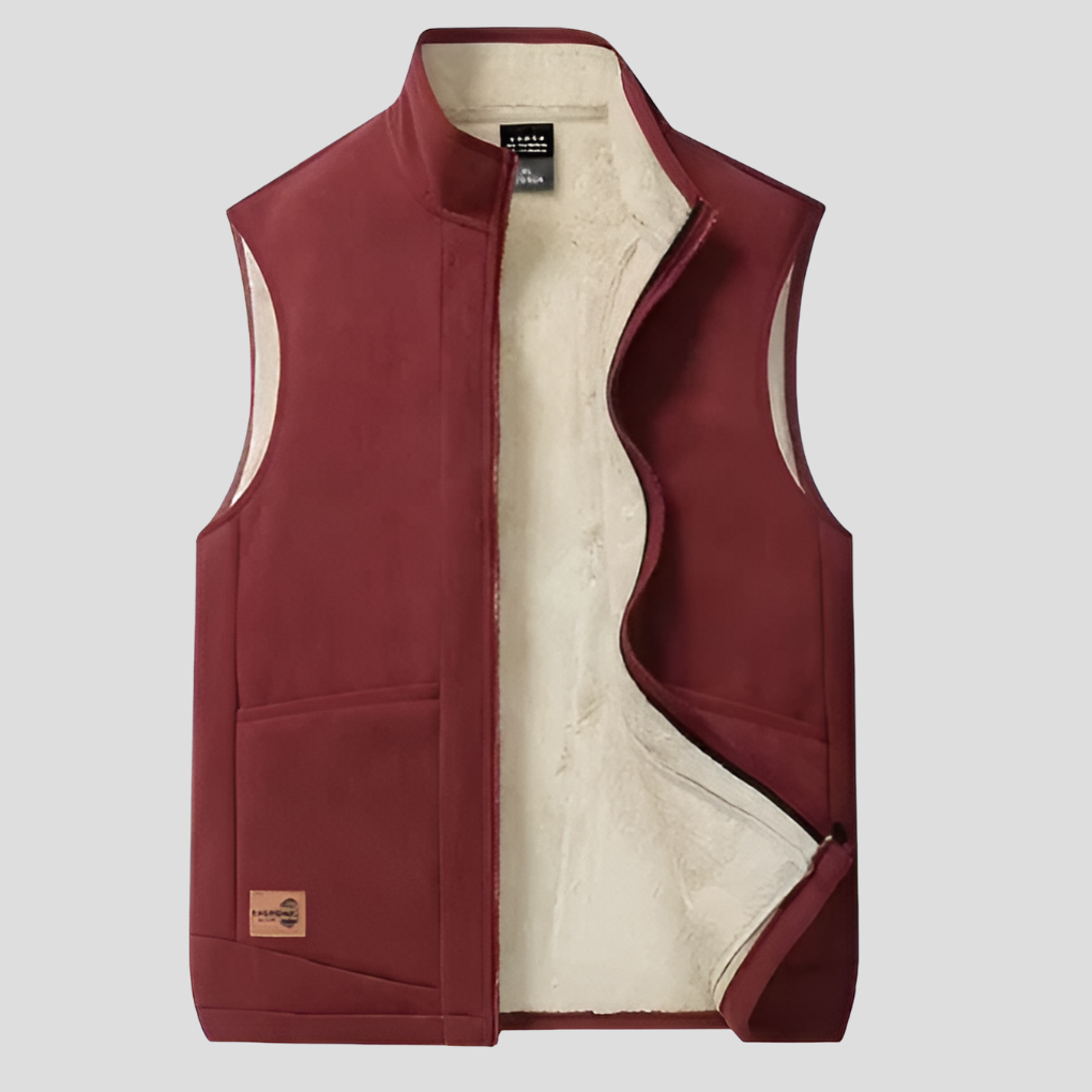 Men's Warm and Stylish Lined Winter Vest