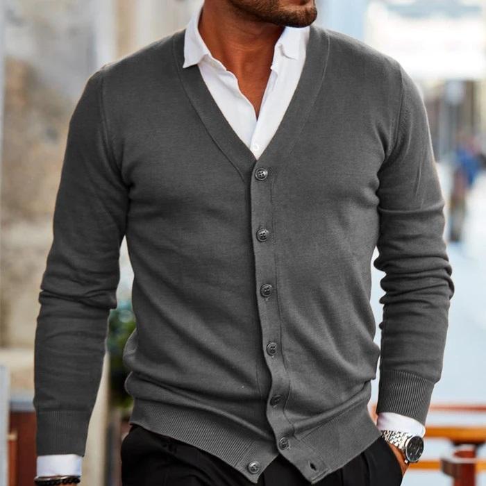 Men's Stylish Button-Up Vest for Effortless Layering