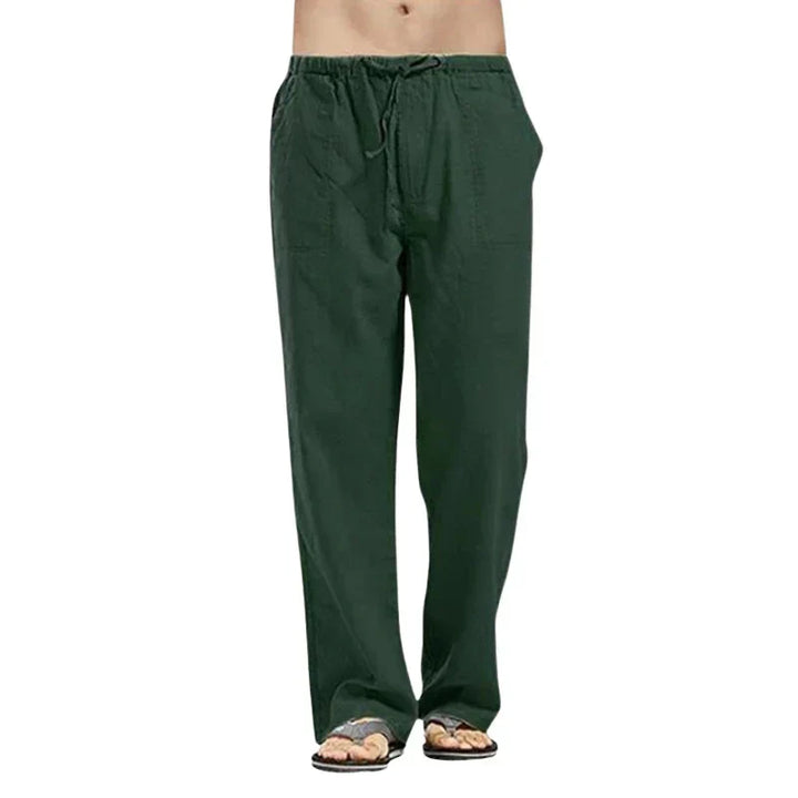 Men's Breathable Linen Pants with Oversized Fit