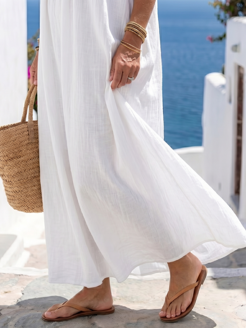 Keira | Women's Natural Flowing Maxi Dress-Trendy 4 Fit