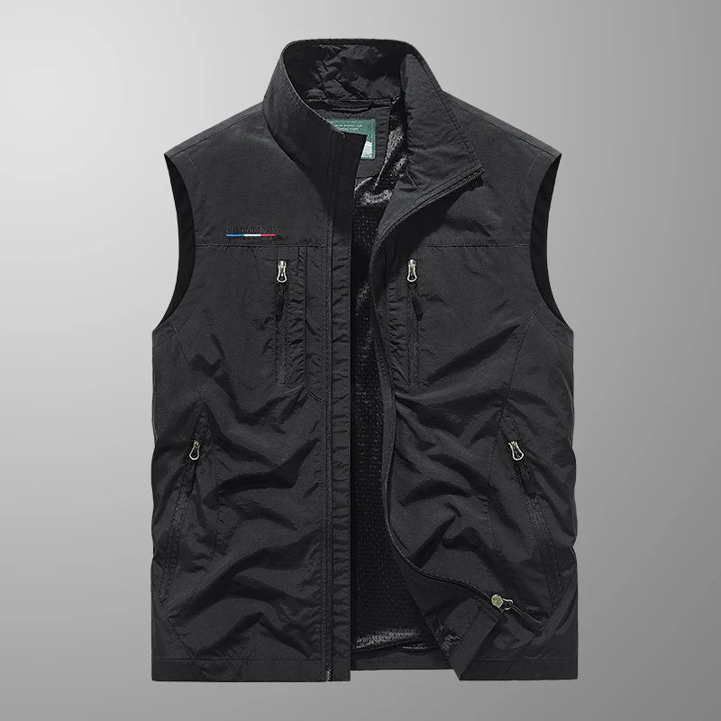 Men's Lightweight Multi-Pocket Vest for Comfort and Style