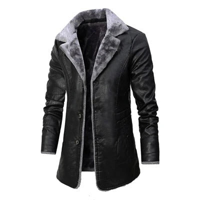 Men's winter jacket with Sherpa lining for ultimate warmth
