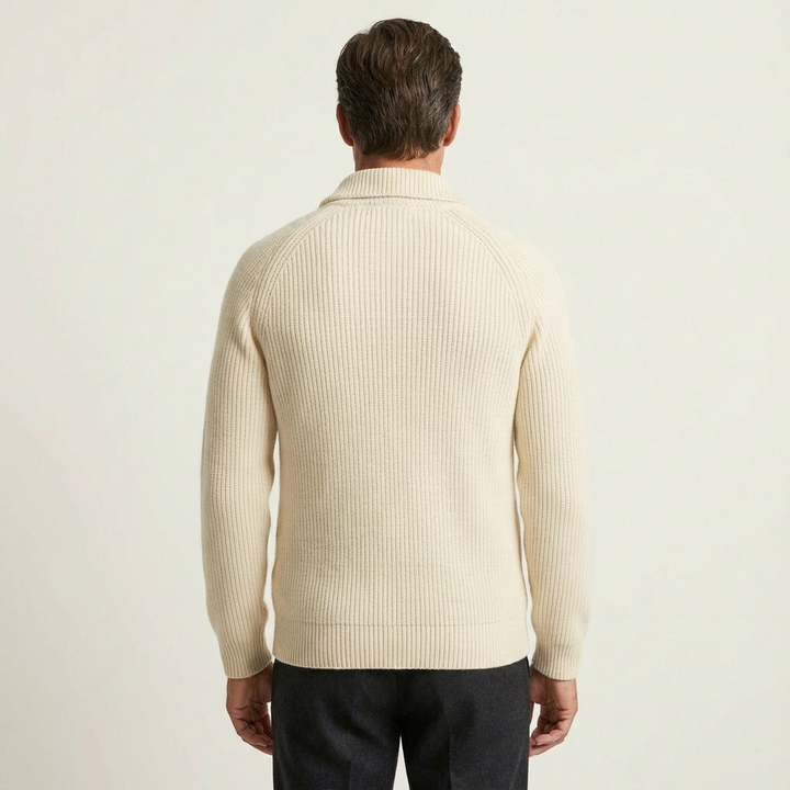 Men's Ribbed Wool Vest