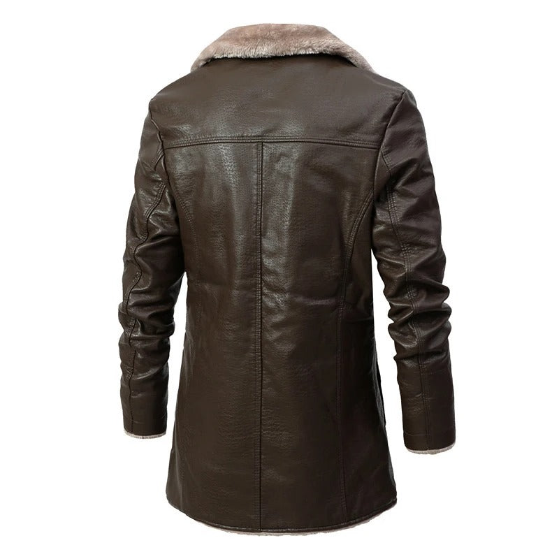 Men's winter jacket with Sherpa lining for ultimate warmth