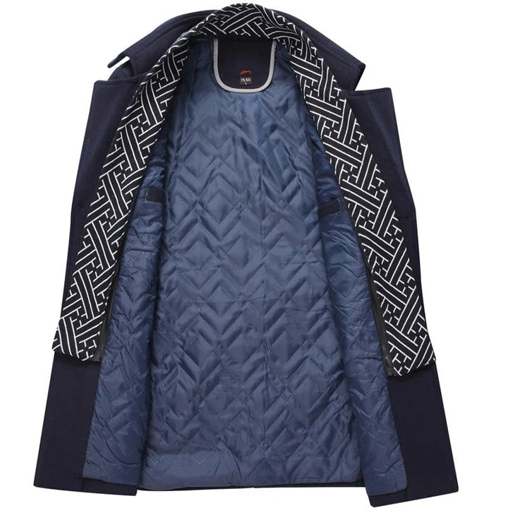 Men's wool coat for stylish warmth and comfort