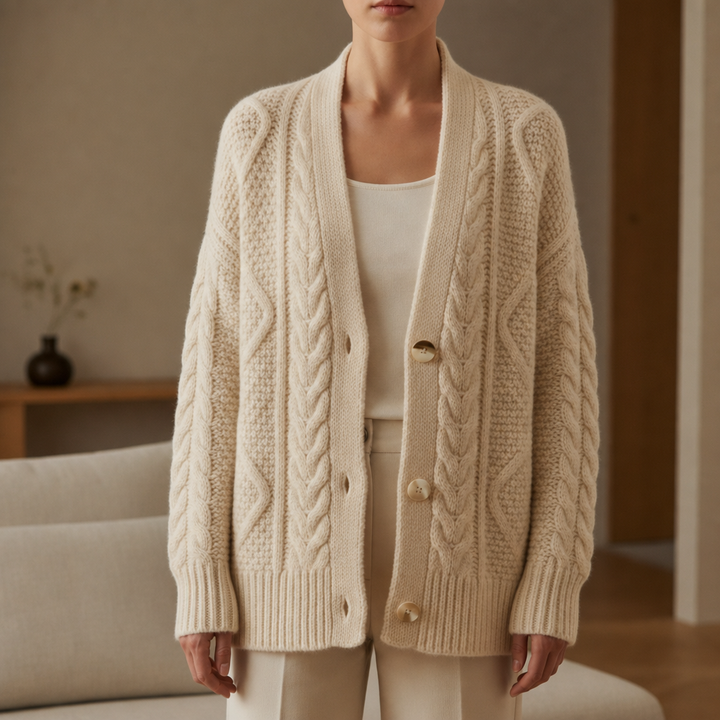 Women's Cozy Long Fluffy Cardigan