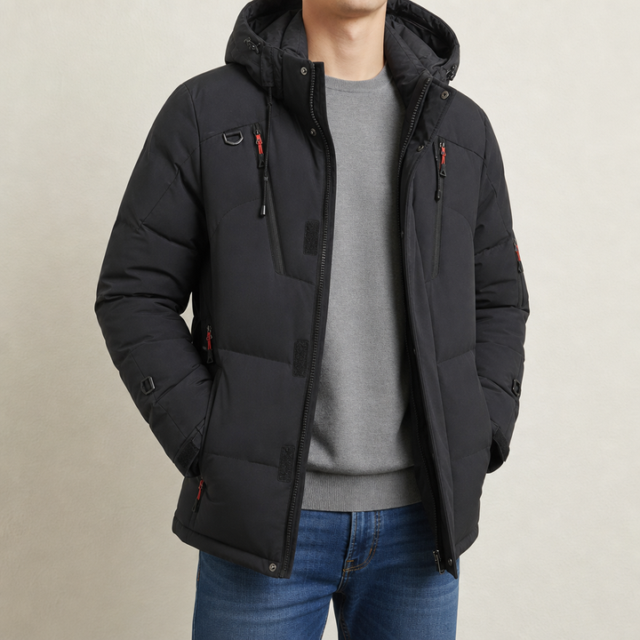 Men's Hooded Down Puffer Jacket