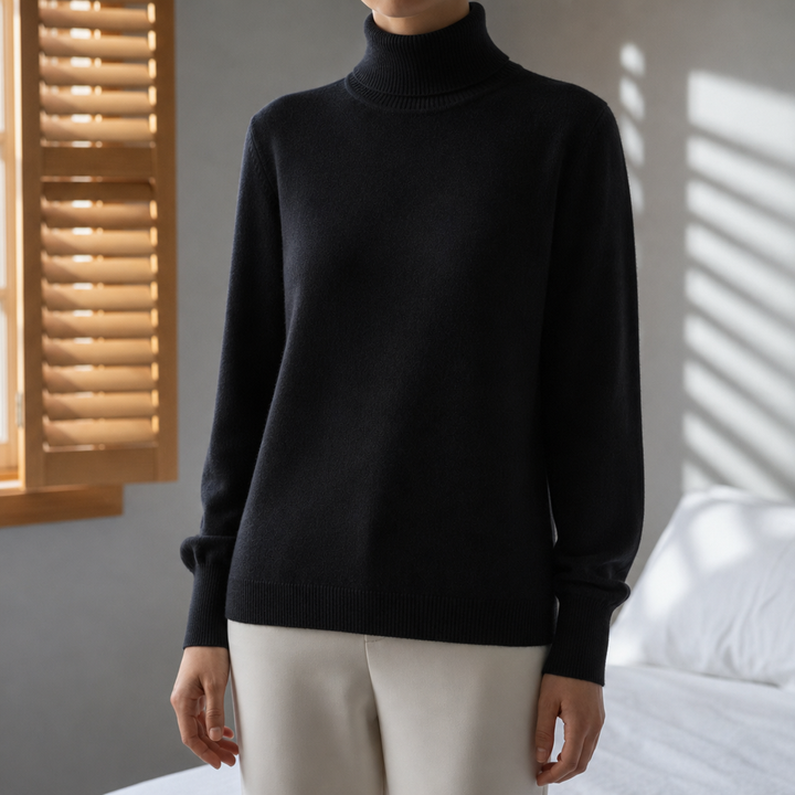 Women's Cashmere Turtleneck Sweater