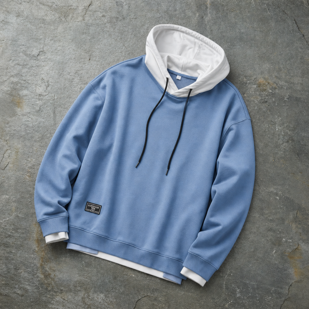 Women's Contrast Hood Pullover Hoodie