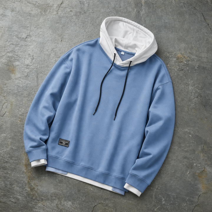 Women's Contrast Hood Pullover Hoodie