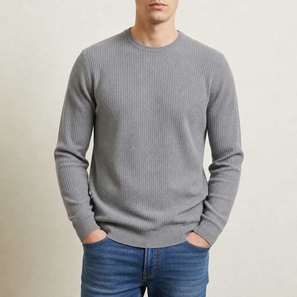 Men's Ribbed Knit Sweater