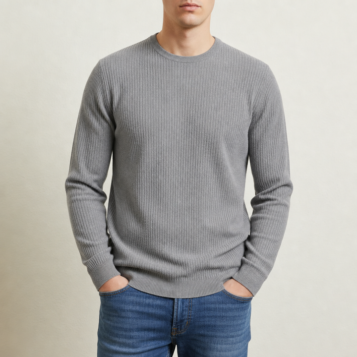 Men's Ribbed Knit Sweater