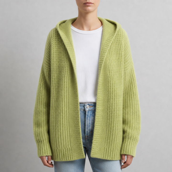 Women's Oversized Hooded Cardigan