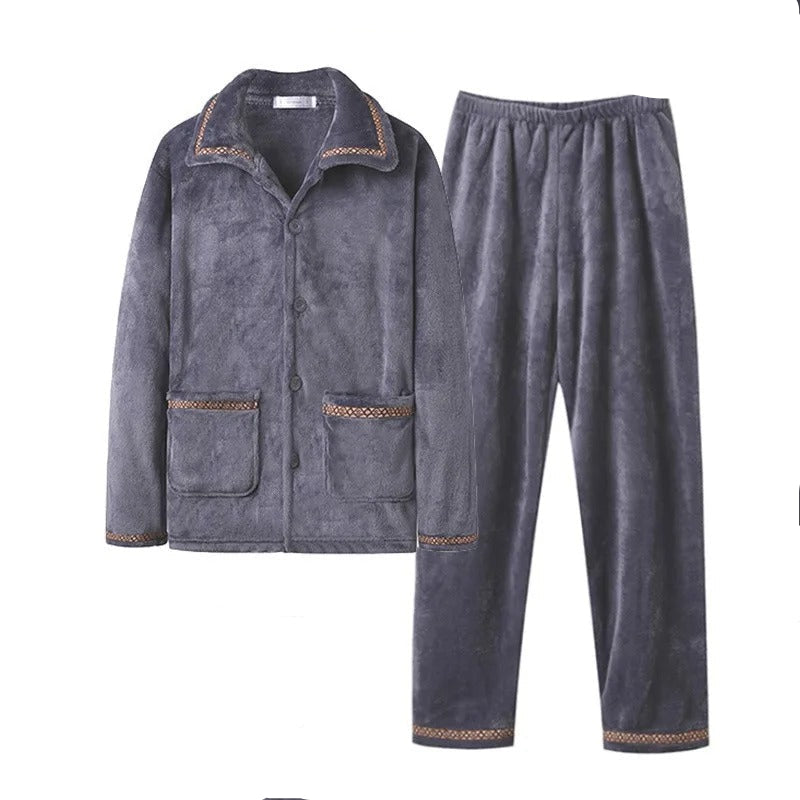 Men's Cozy Fluffy Winter Pyjamas for Ultimate Comfort
