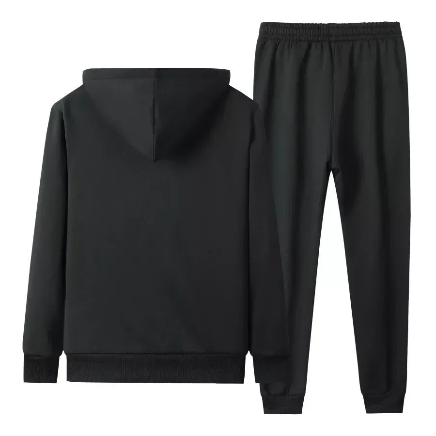 Men's Fleece Jogging Suit Set for Comfort and Style
