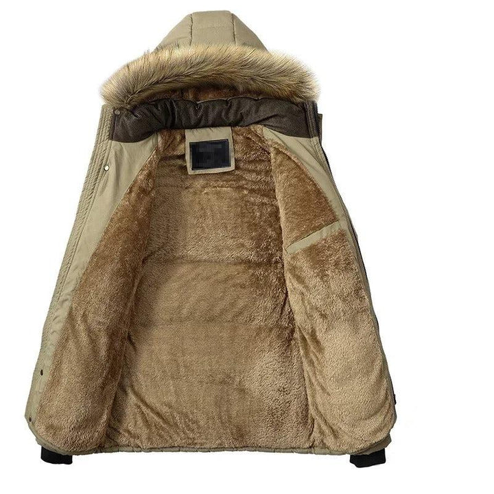 Men's Insulated Parka Jacket for Cold Weather Protection