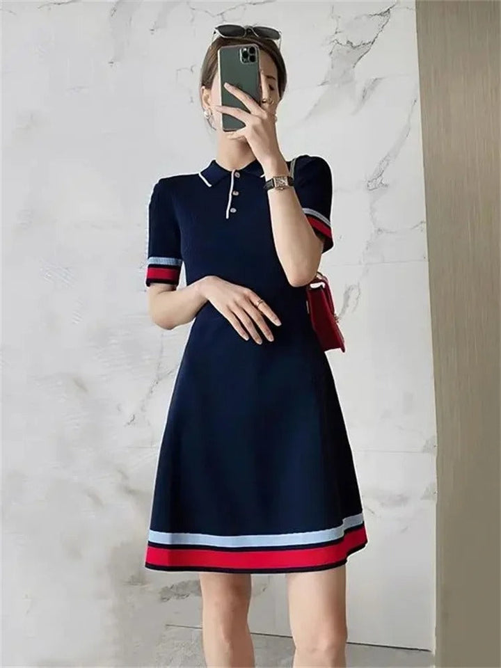 Women's Polo Dress with Half Sleeves for Casual Style