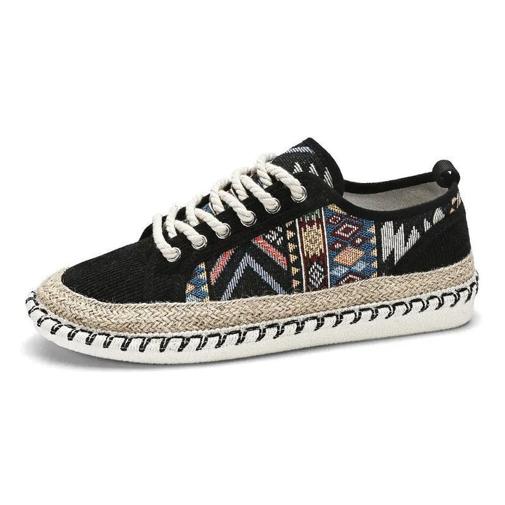 Men's Ethno Sandals with Bastso Sole and Unique Pattern