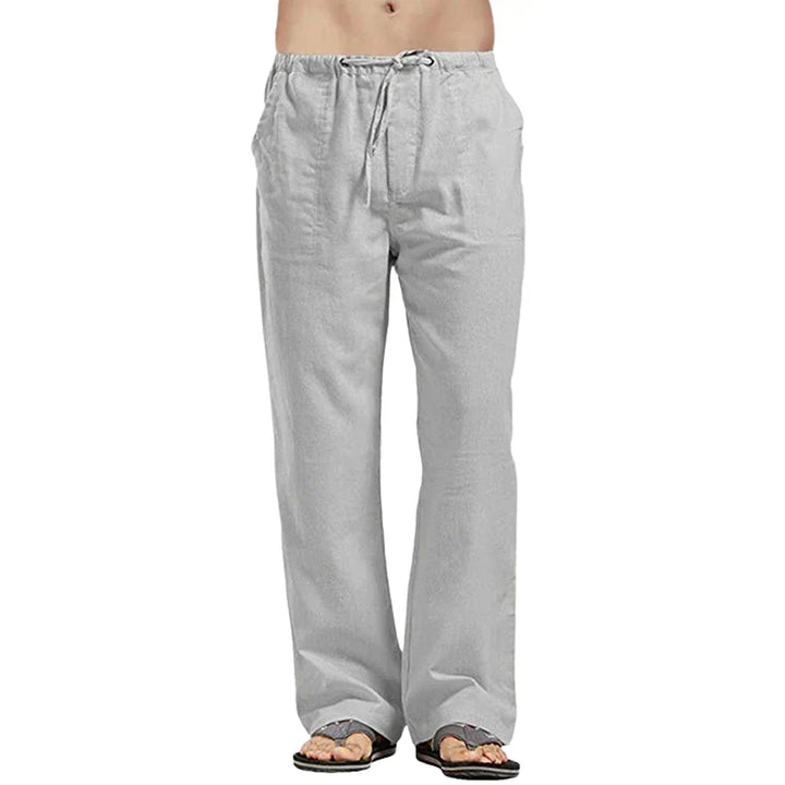 Men's Breathable Linen Pants with Oversized Fit