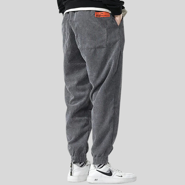 Men's Wide Corduroy Joggers – Comfortable Casual Wear