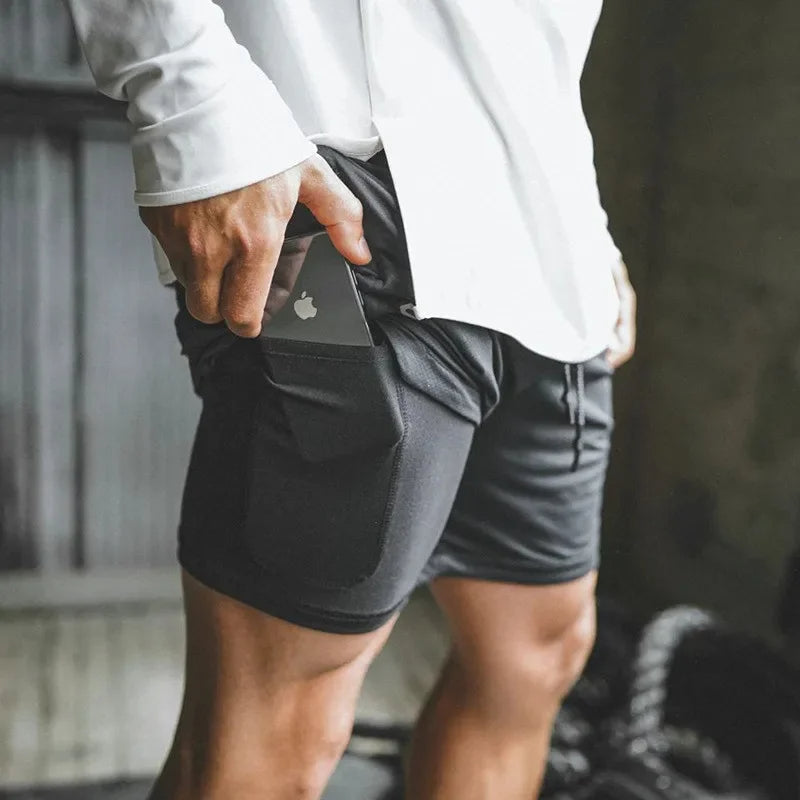 Men's 2-in-1 Sport Shorts – Designed for Performance and Comfort